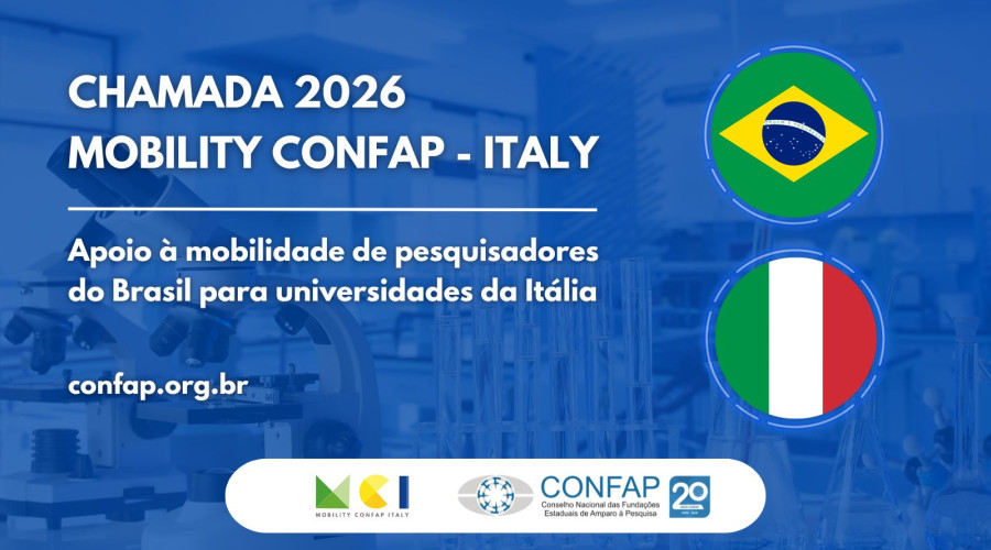 Chamada MCI – MOBILITY CONFAP ITALY 2026