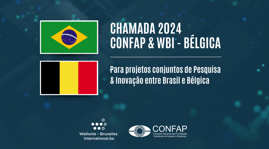 Chamada CONFAP & WBI – Bélgica 2024